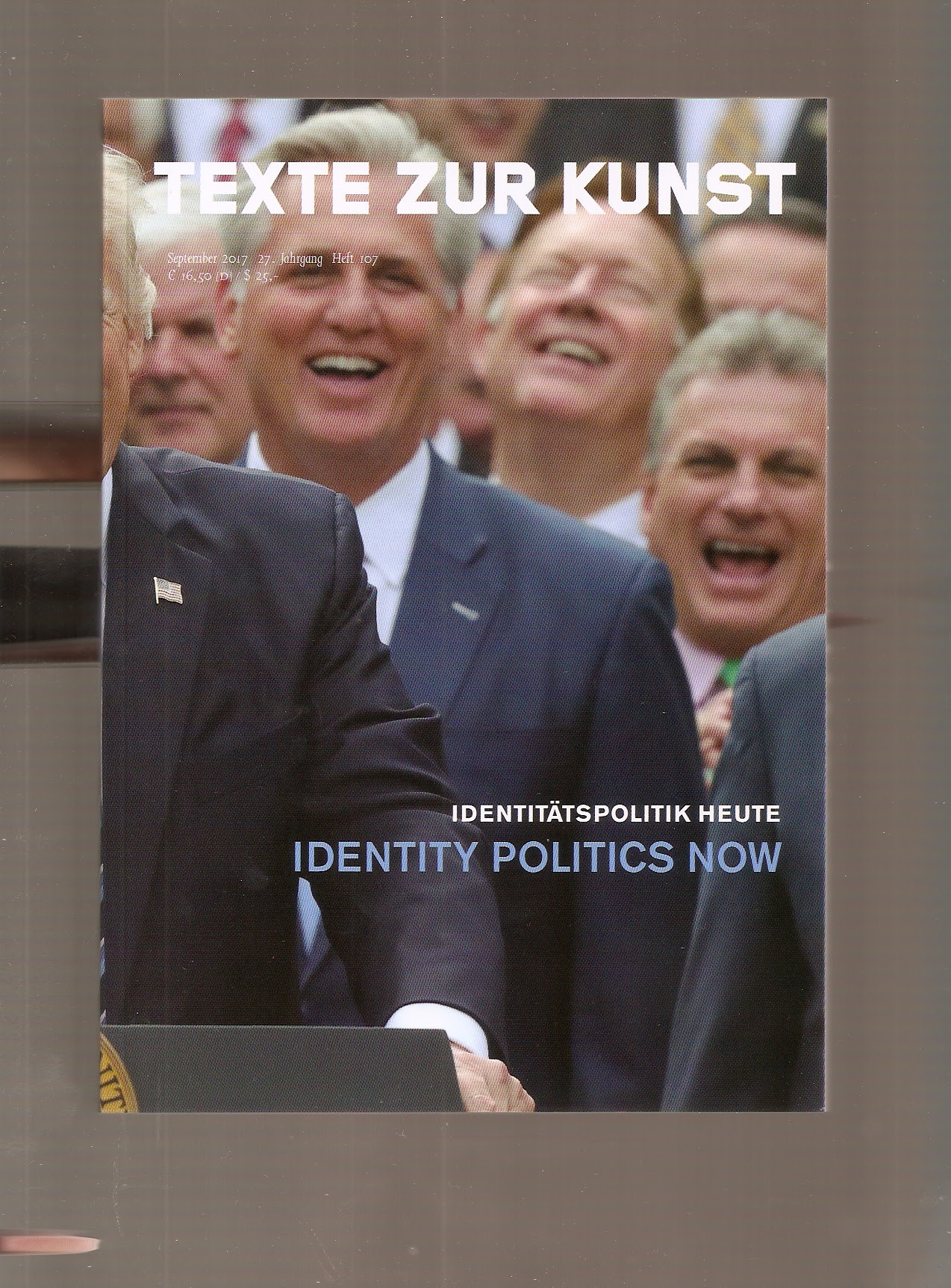 TEXTE ZUR KUNST (ed.) - Texte Zur Kunst 27/107 (Sept. 2017) Identity Politics